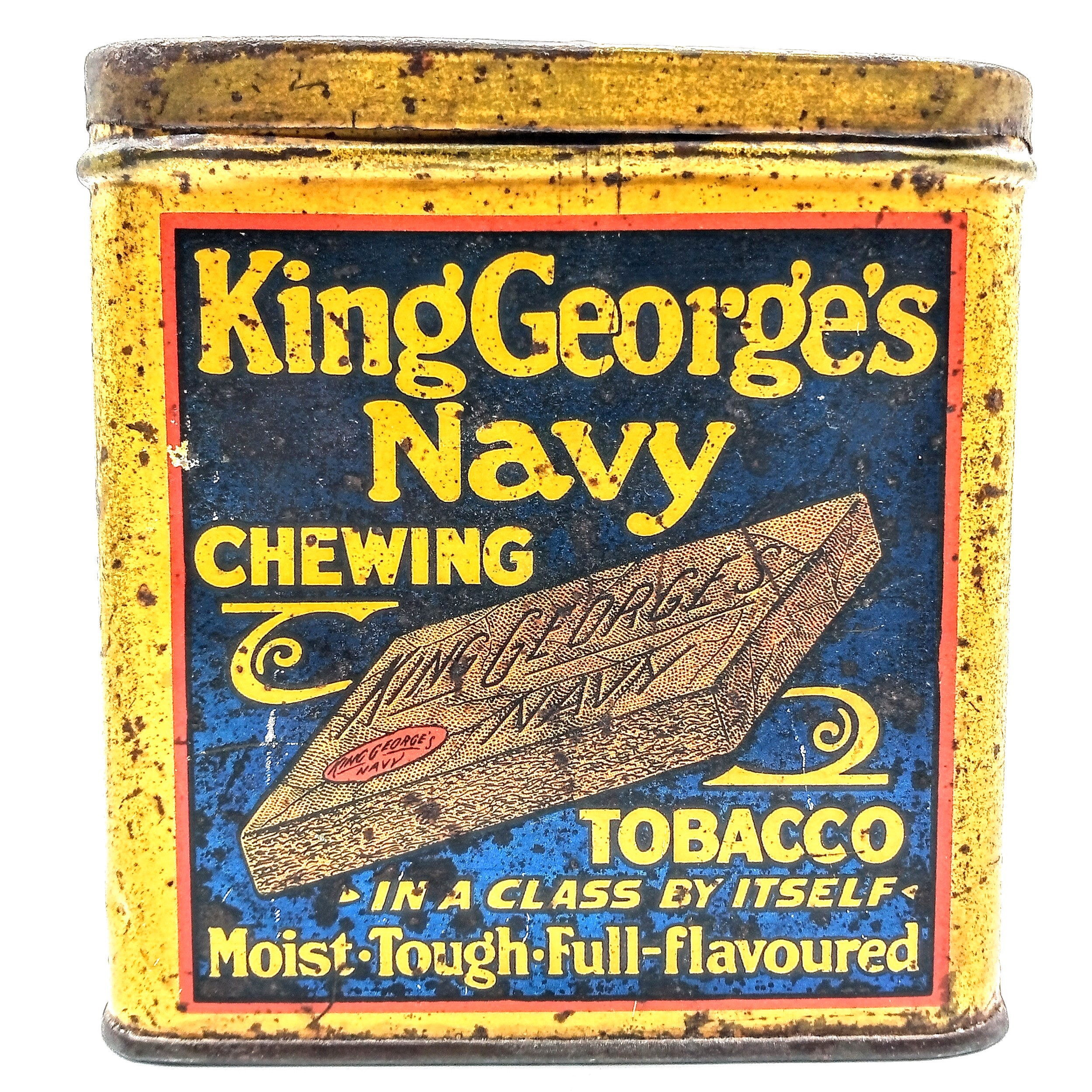 King George's Navy Chewing Tobacco Tin