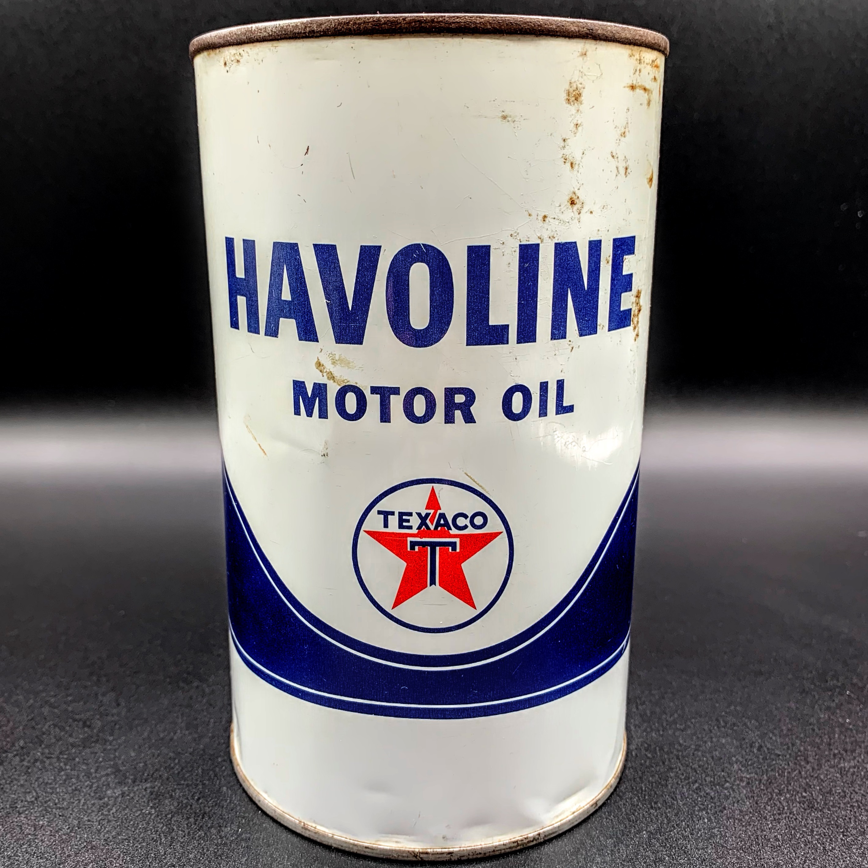 Texaco Havoline Motor Oil Quart Can - Parry's Vintage