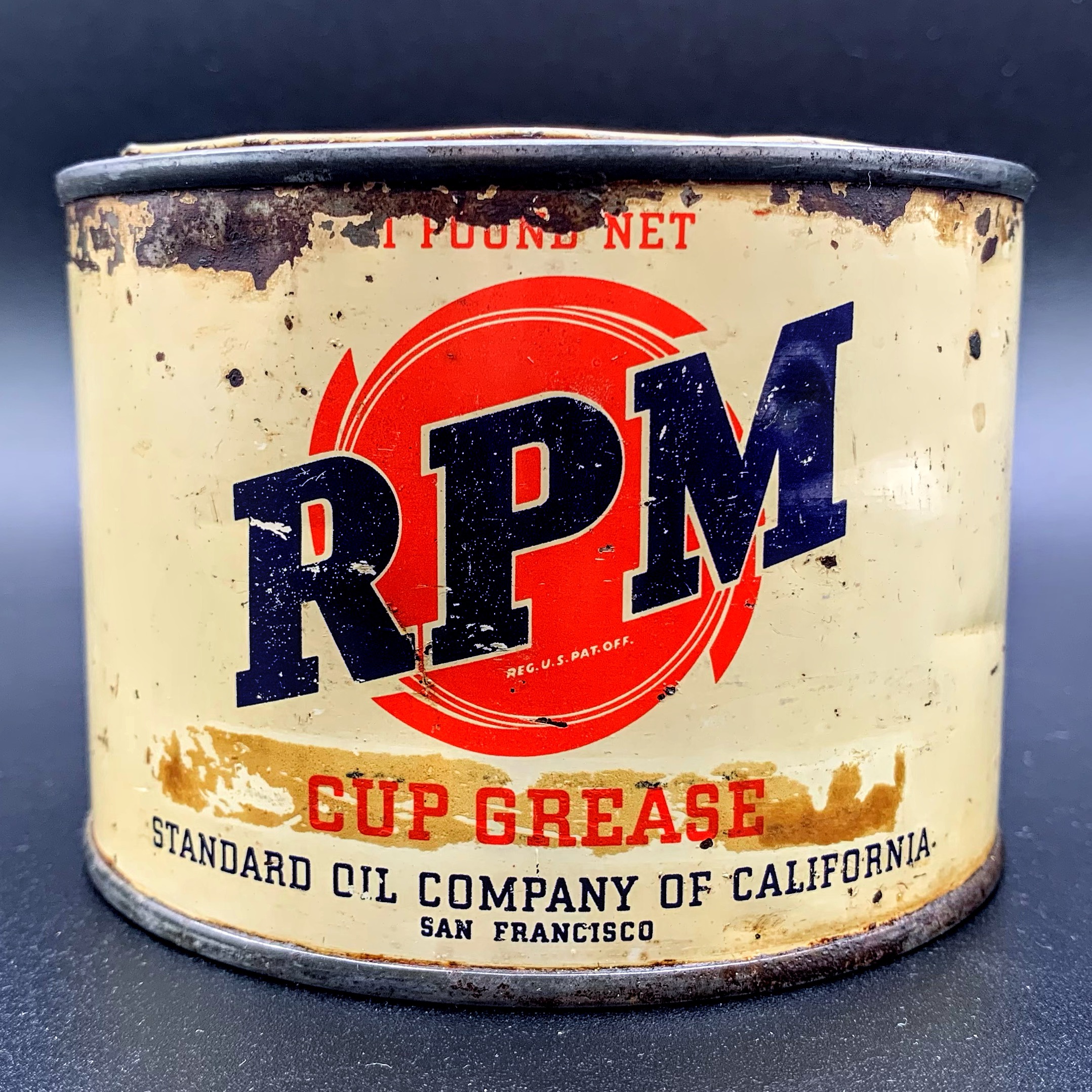 RPM Cup Grease 1lb Can Parry's Vintage