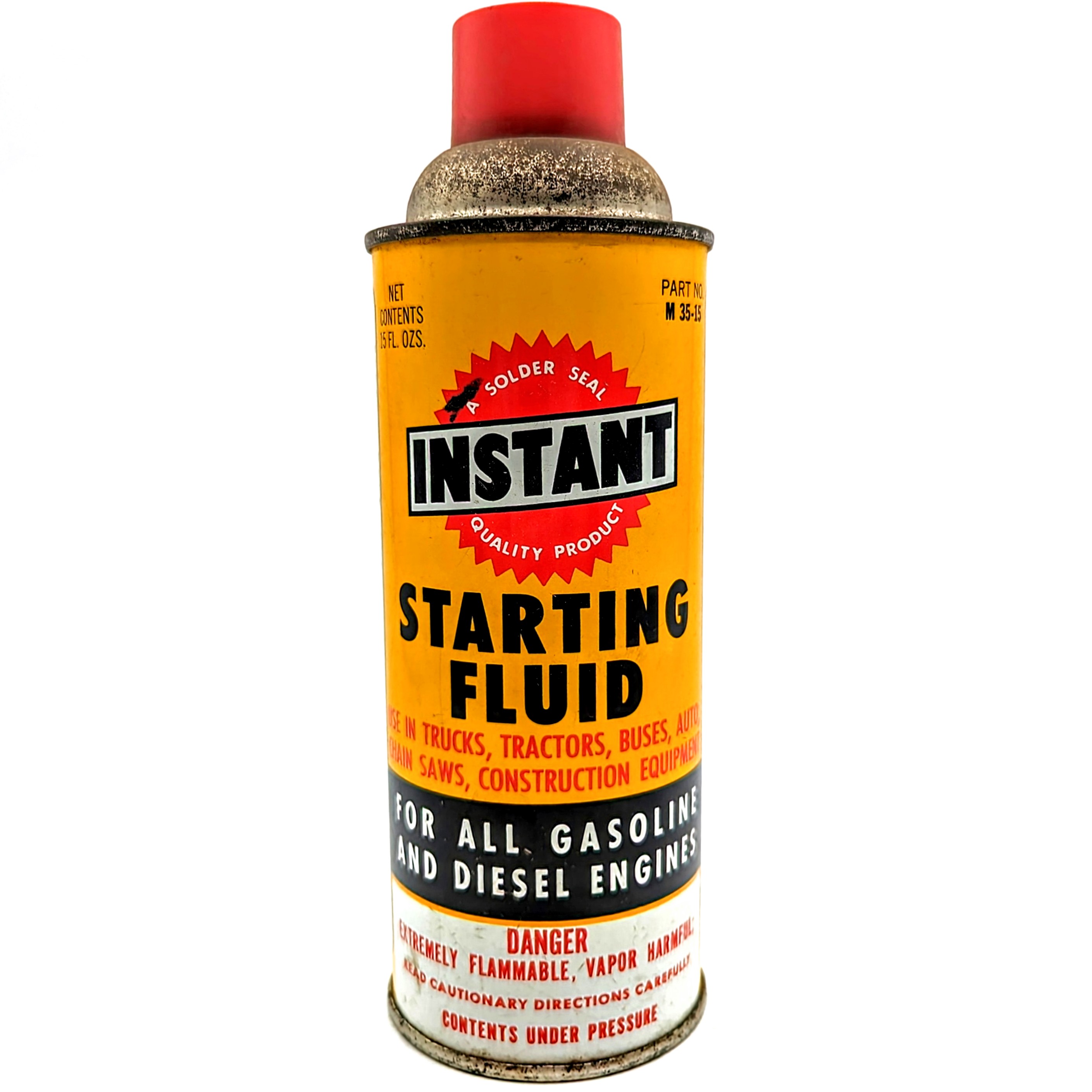 Instant Starting Fluid Spray Can Parry's Vintage