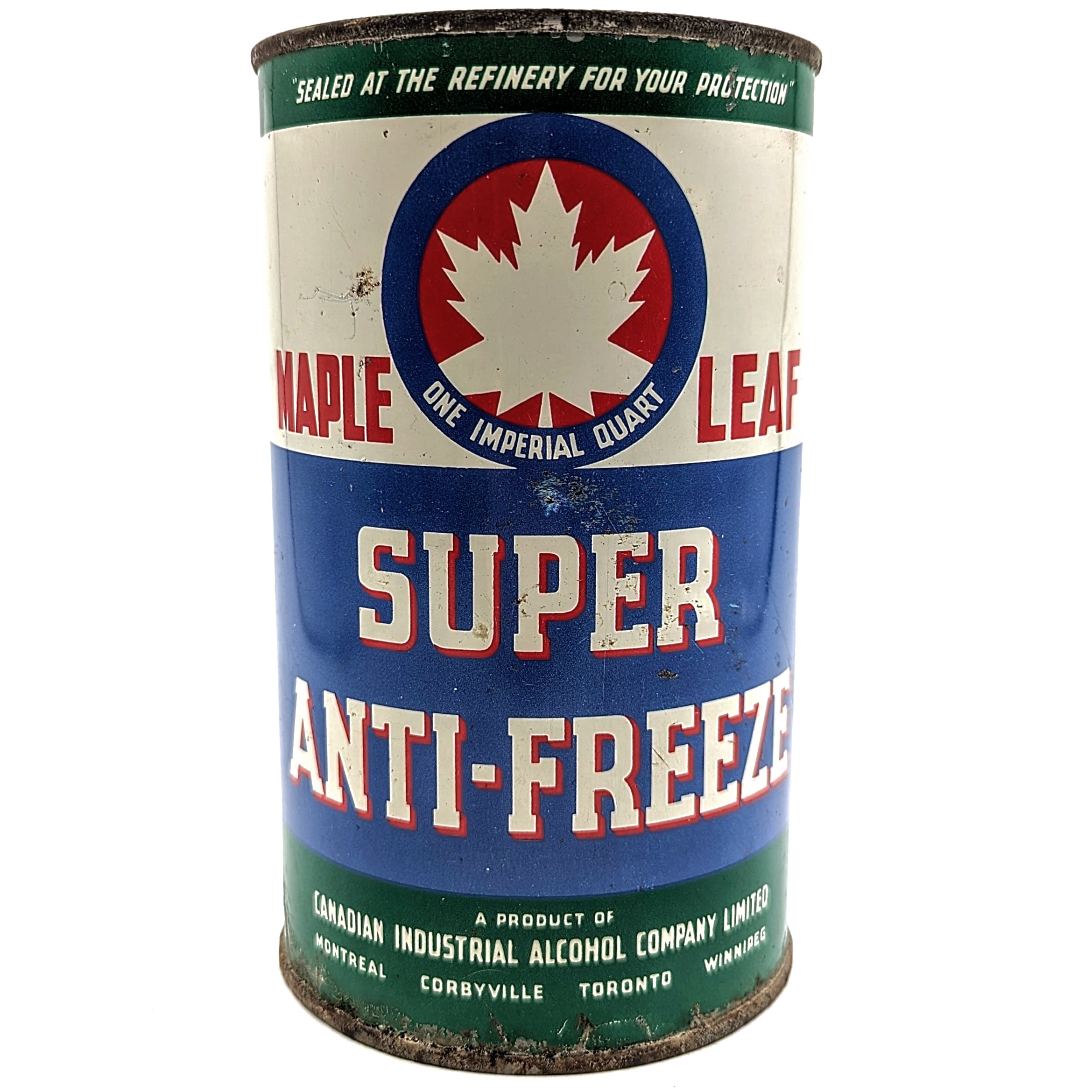 Maple Leaf Super AntiFreeze Can Parry's Vintage