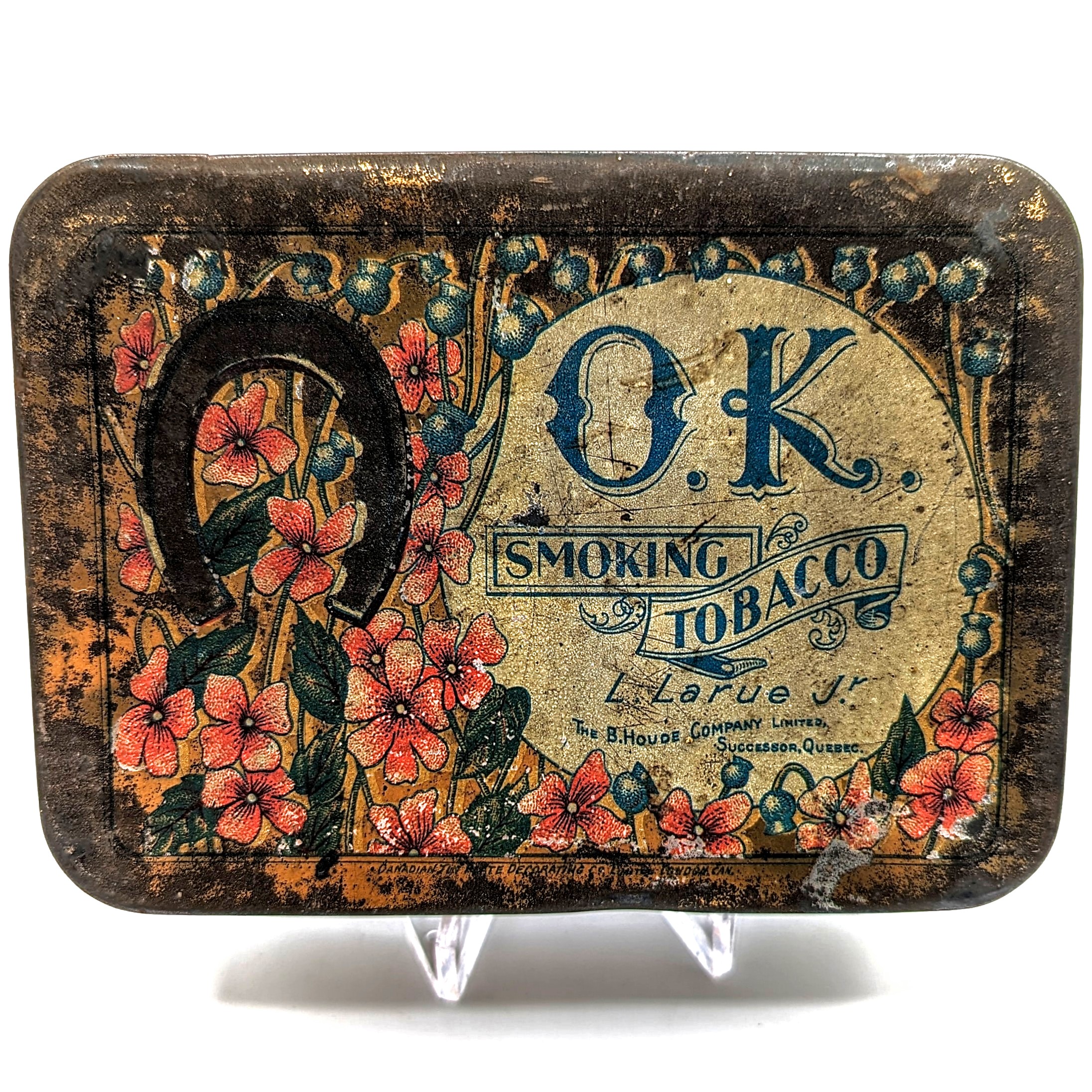 O.K. Smoking Tobacco Tin