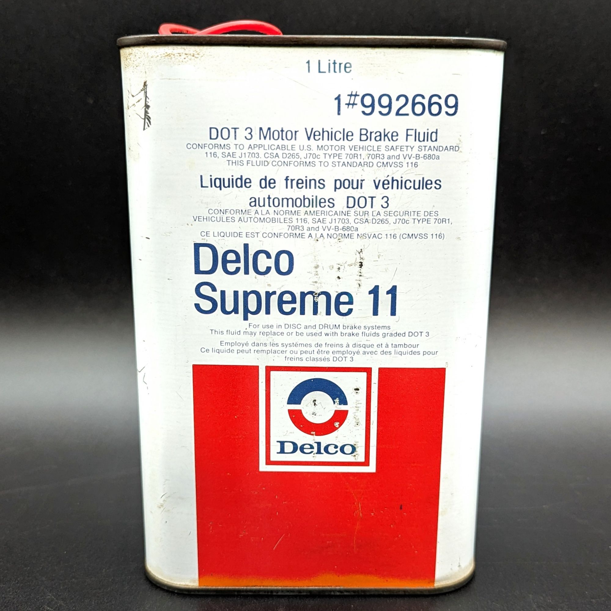 Delco Supreme 11 Litre Can Parry's Vintage