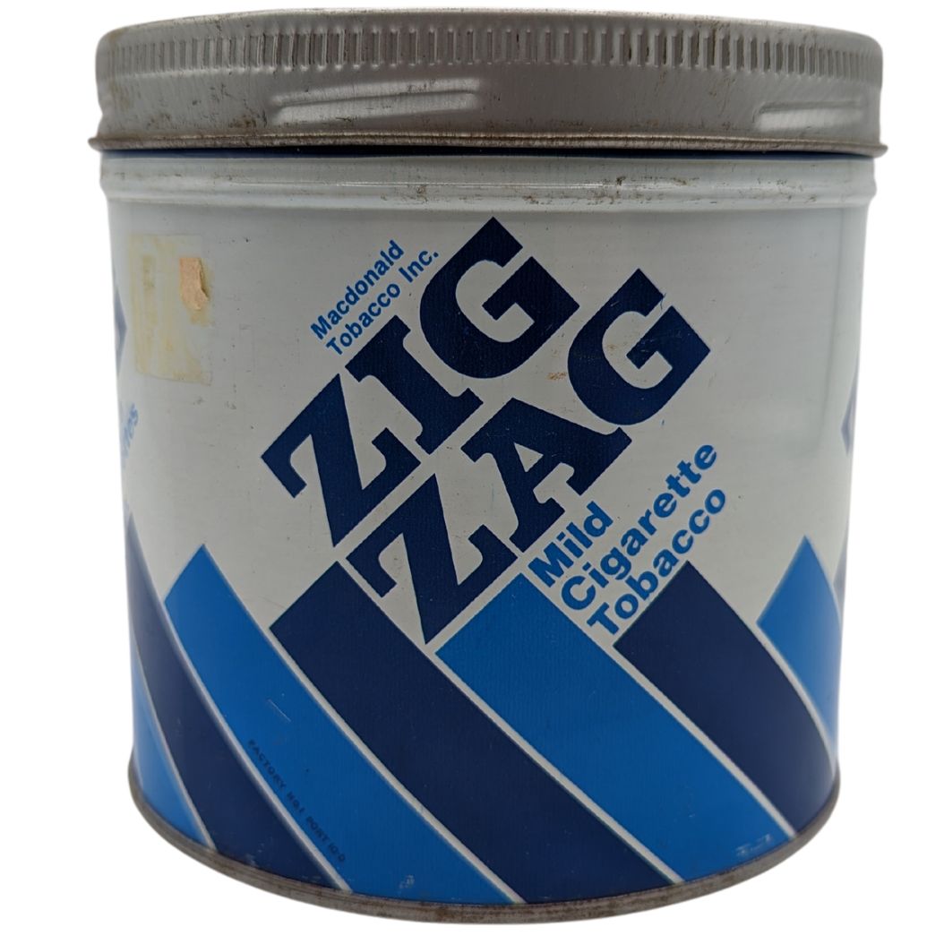 Zig Zag Tobacco Tin Parry's Vintage