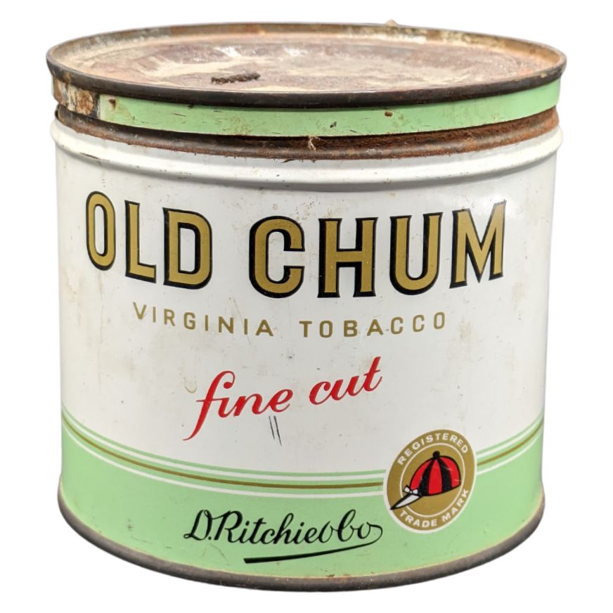 old chum tobacco tin Fine cut (JAS) All Lots | Miller &