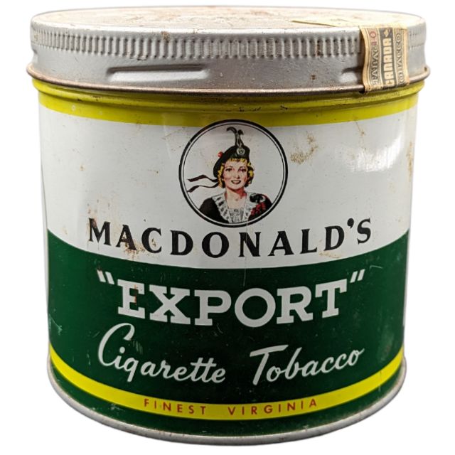 macdonald tobacco company Original MacDonald's British Consols Cigarette Tobacco