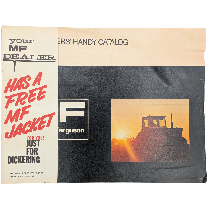 1971 Massey Ferguson Farmers' Handy Catalog Parry's Vintage
