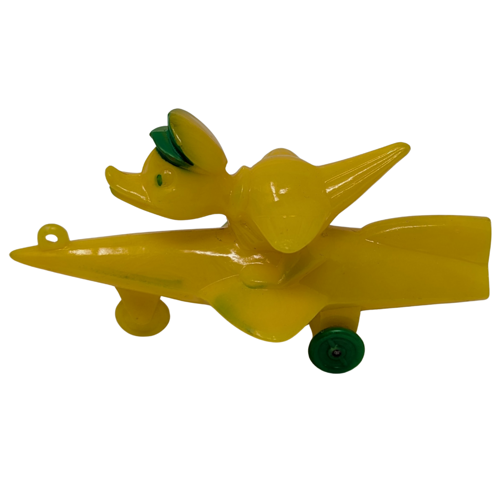 Duck Riding Toy Rosbro Duck Riding Rocket Pull Toy - Parry's Vintage