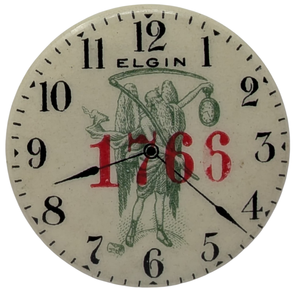 Elgin Watch Pinback - Parry's Vintage