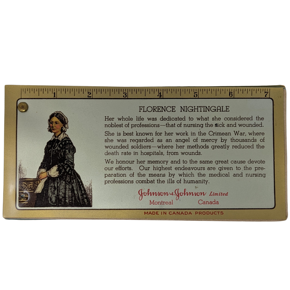 Johnson & Johnson Florence Nightingale Ink Blotter - Parry's Vintage