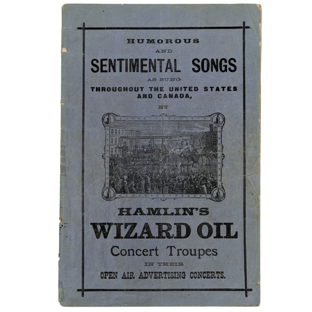 Humorous and Sentimental Songs - Hamlin's Wizard Oil - Parry's Vintage
