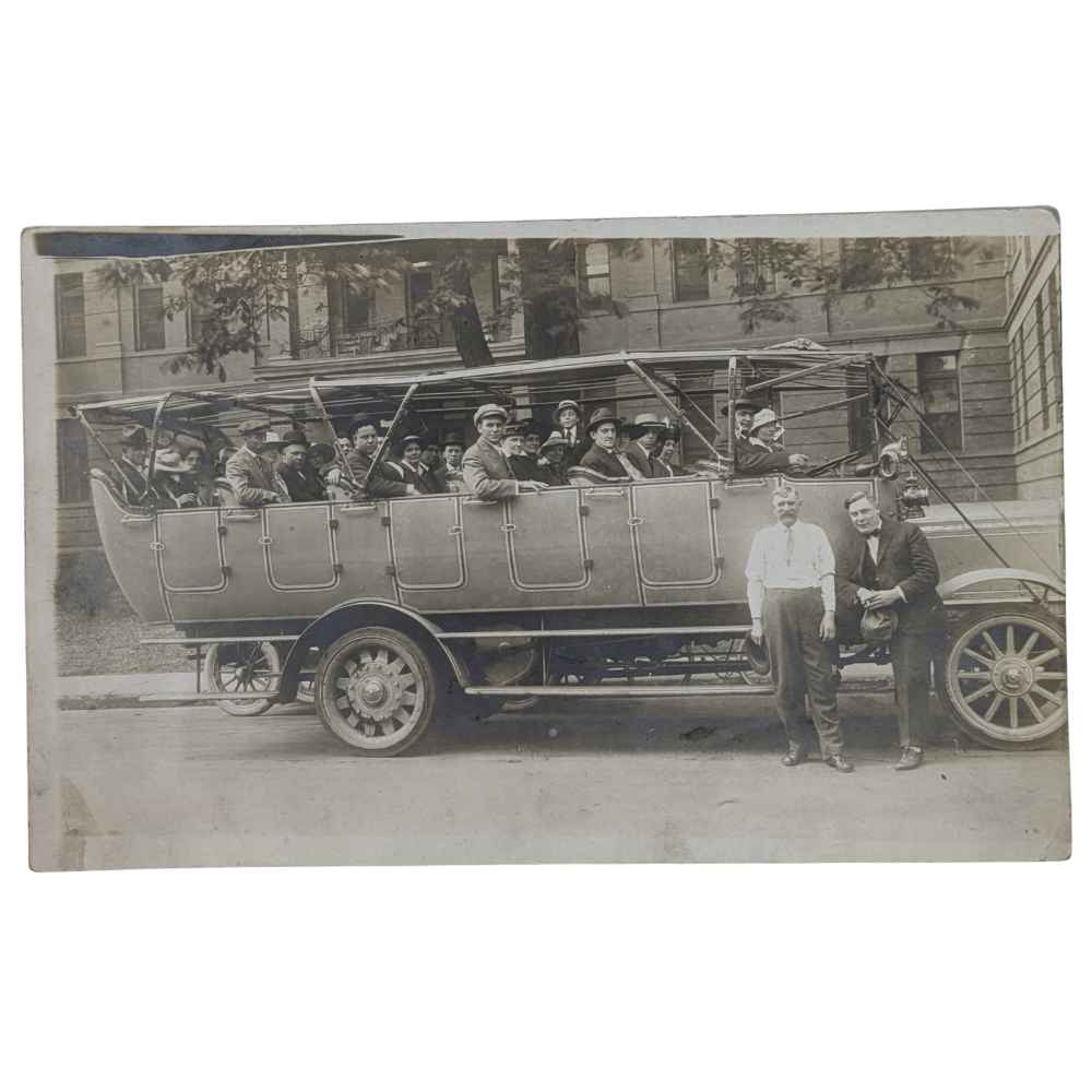 Early 1900's Toronto Tour Bus Giant Postcard - Parry's Vintage