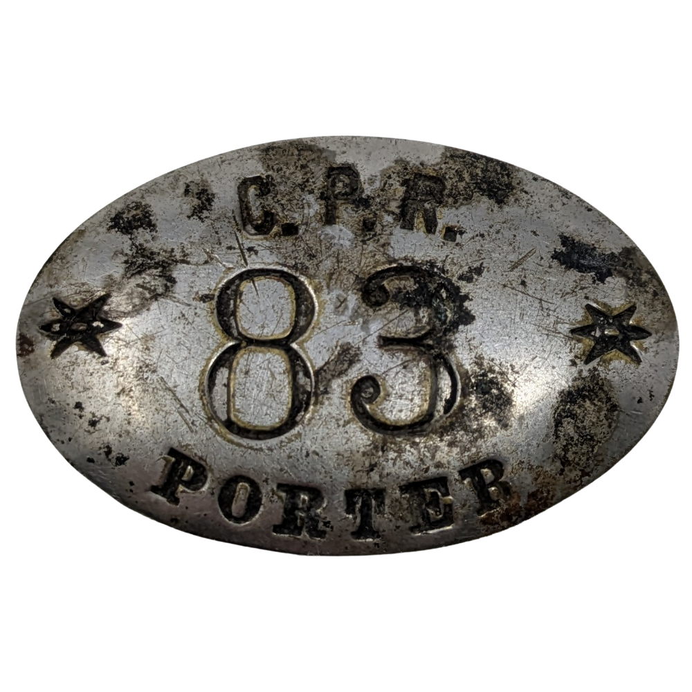 C.P.R. Porter Badge - Parry's Vintage